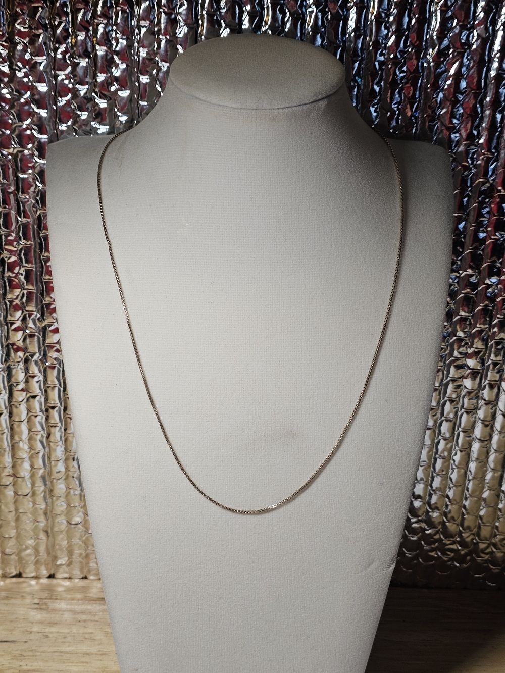 Sterling Silver 925 Gold Color Chain Necklace - Classic Minimalist Design